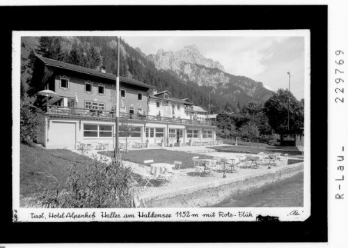 Tirol / Hotel Alpenhof in Haller am Haldensee mit Rote Flüh