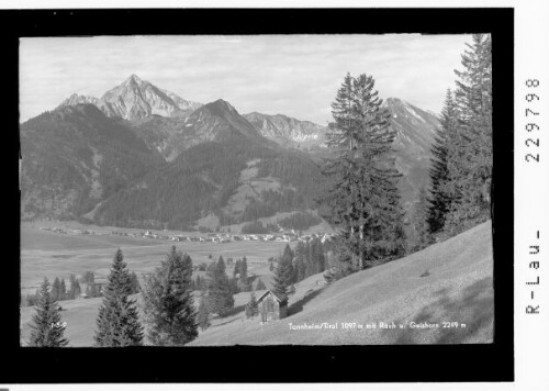 Tannheim / Tirol 1097 m mit Rauhhorn und Gaishorn 2249 m