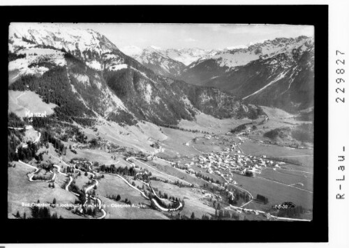 Bad Oberdorf mit Jochstrasse / Hindelang - Oberjoch / Allgäu