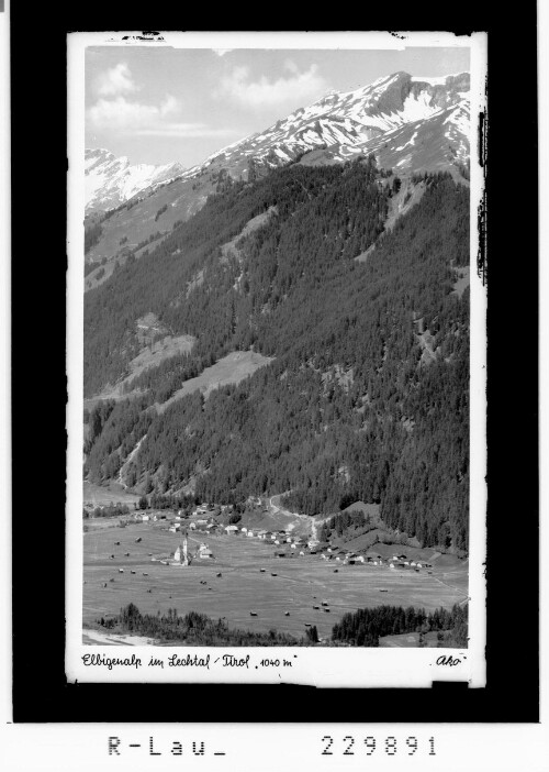 Elbigenalp im Lechtal / Tirol 1040 m