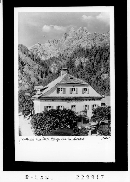 Gasthof zur Post / Elbigenalp im Lechtal