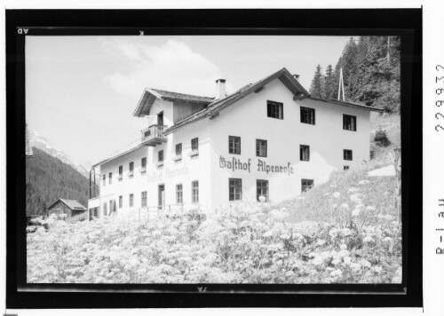 [Gasthof Alpenrose in Hinterhornbach / Ausserfern / Tirol]
