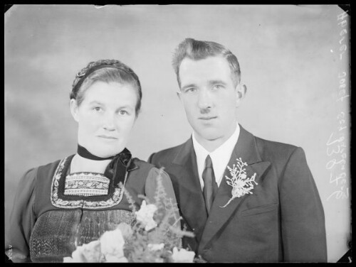 Hochzeitsbild von Katharina und Josef Aberer aus Schwarzenberg