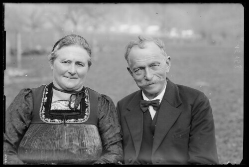 Ehepaar Anna und Friedrich Moosbrugger aus Schoppernau