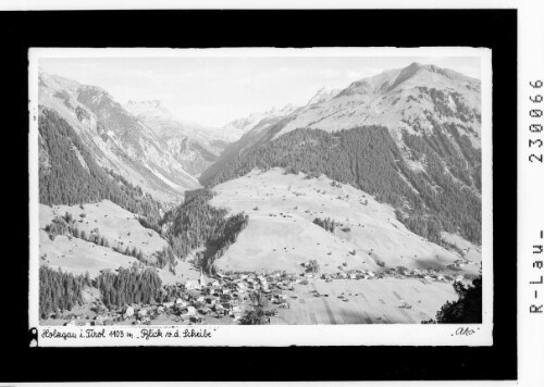 Holzgau in Tirol 1103 m - Blick von der Scheibe