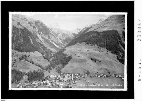 Tirol - Holzgau 1103 m / Blick von der Scheibe