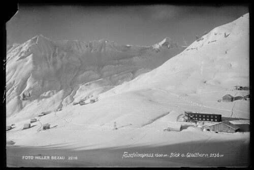 Faschinapass, 1500 m Blick a. Glatthorn, 2136 m
