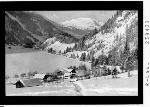 Winter in Haller am Haldensee 1152 m / Tirol