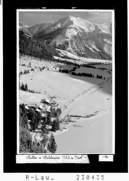 Haller am Haldensee 1152 m / Tirol mit Hahnenkamm