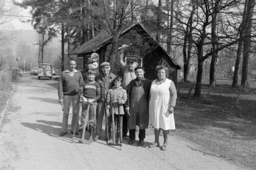 Familie Schenk im Mehrerauer Wald