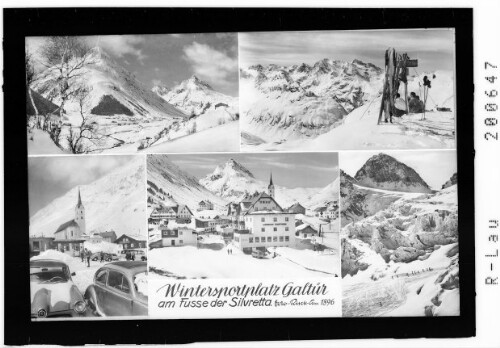 Wintersportplatz Galtür am Fusse der Silvretta