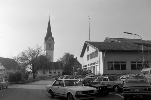 Blick auf die Pfarrkirche von Hohenweiler