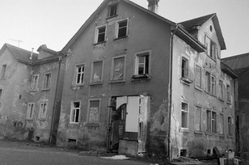 Verfallene Gebäude im Weiherviertel in Bregenz
