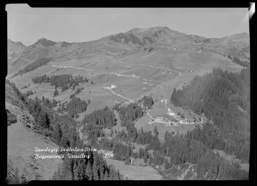 Damüls geg. Portlerhorn 2014 m Bregenzerwald, Vorarlberg