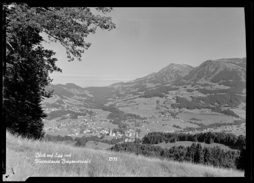 Blick auf Egg und Winterstaude Bregenzerwald