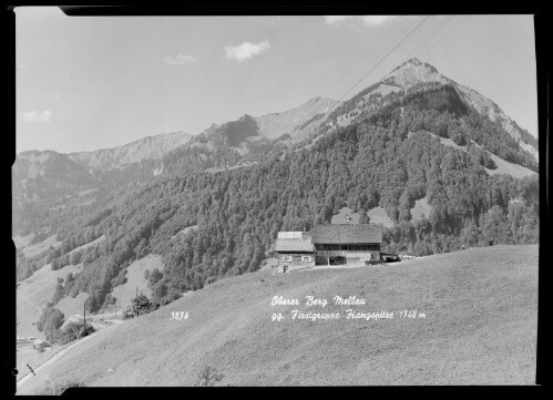 Oberer Berg Mellau gg. Firstgruppe Hangspitze 1748 m