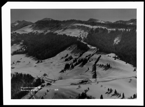 Skigebiet-Hochlitten 1000m Riefensberg, Vorarlberg
