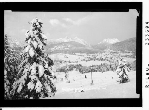 Seefeld mit Skilift auf den Gschwandtkopf, Tirol