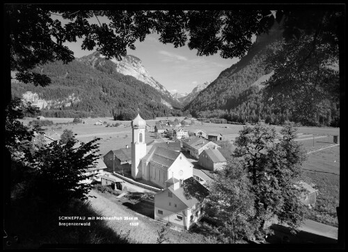 Schnepfau mit Mohnenfluh 2544 m Bregenzerwald