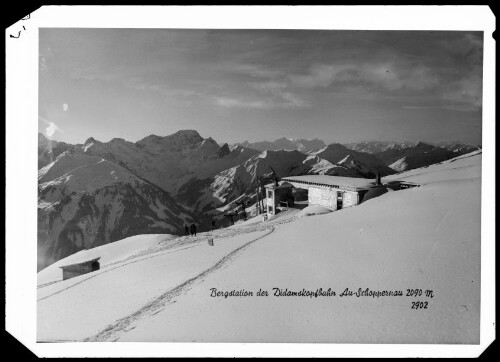 Bergstation der Didamskopfbahn Au-Schoppernau 2090 m