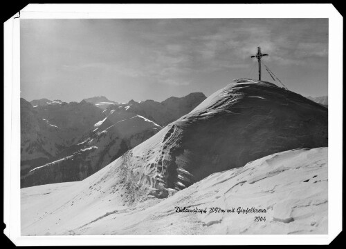 [Schoppernau] Didamskopf 2092 m mit Gipfelkreuz