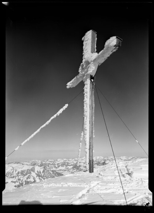 [Schoppernau] Gipfelkreuz am Didamskopf 2092 m