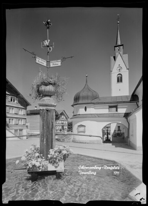 Schwarzenberg - Dorfplatz Vorarlberg