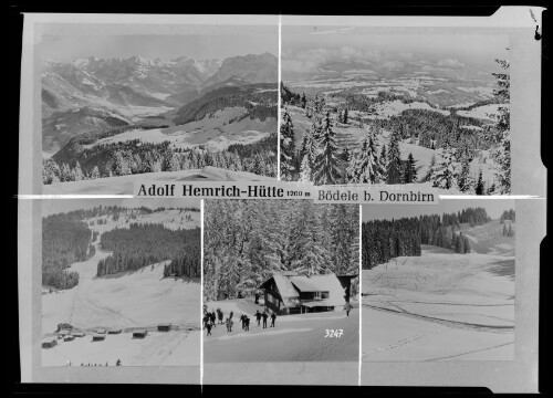 [Schwarzenberg] Adolf Hemrich-Hütte 1200 m Bödele b. Dornbirn
