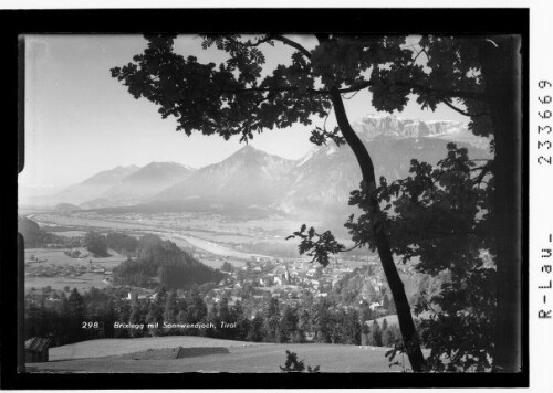 Brixlegg mit Sonnwendjoch, Tirol : [Brixleg gegen Karwendelgebirge mit Hochnisslspitze und Rofangruppe]