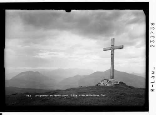 Kriegerkreuz am Markbachjoch, 1530 m, in der Wildschönau, Tirol