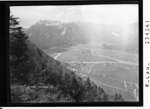 Rattenberg, Tirol : [Rattenberg und Kramsach gegen Vorderes Sonnwendjoch und Rofanspitze]