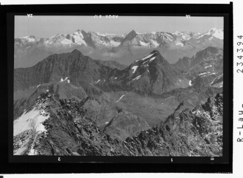 Blick auf Zillertaler Alpen vom Windacher Daunkogel / Stubaier Alpen