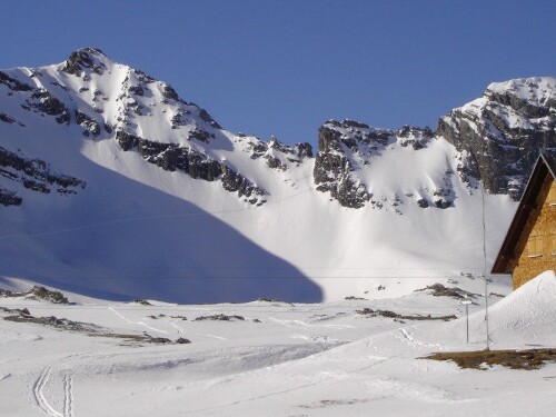 Raggal - Lech Skitour zur Bruderscharte und Metzgertobel
