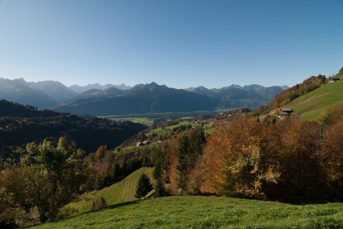 Thüringerberg - Kreuzspitze im Herbst