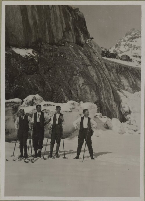 Begehung der Lünerseebaustelle, aufgen. 10 April 1926, Foto 80