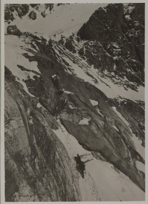 Begehung der Lünerseebaustelle, aufgen. 10 April 1926, Foto 81