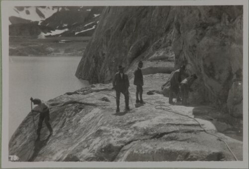 Abräumarbeiten an der Seebordwand, aufgen. 15. Juli 1926, Foto 113