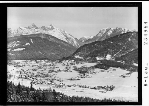 Seefeld in Tirol 1200 m mit Arnspitzen 2196 m : [Seefeld gegen Arngruppe und Karwendelgebirge]