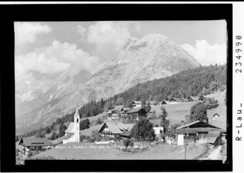 Mösern bei Seefeld in Tirol 1200 m mit Hohe Munde 2594