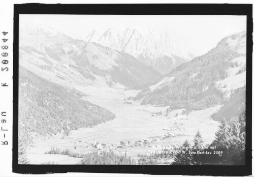 Bichlbach - Wengle und Lähn mit Zugspitze 2963 m