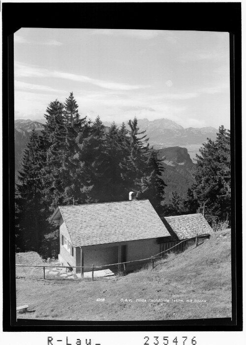 Ö.A.V. Hütte Hochälpele 1457 m mit Säntis
