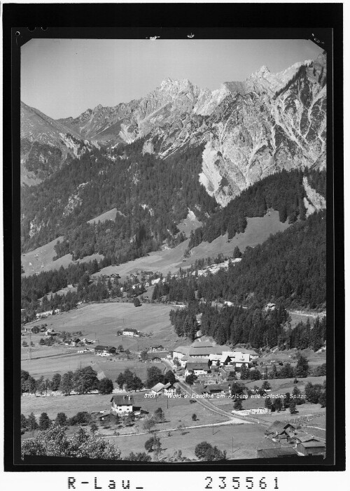 Wald und Danöfen am Arlberg mit Saladinaspitze