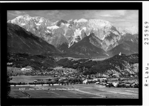 Mötz - Locherboden gegen Mieminger Berge / Tirol