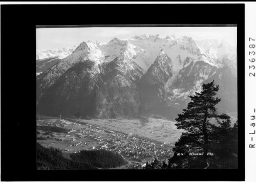 Bludenz / Vorarlberg : [Bludenz mit Blick in den Rhätikon]