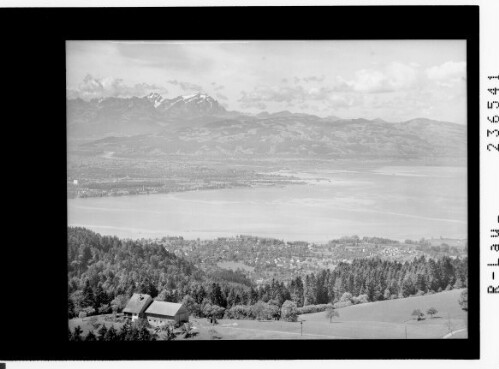 [Blick auf Lochau gegen Altmann und Säntis]