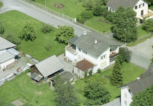 Schrägluftaufnahmen von Gebäuden der Gemeinde Götzis