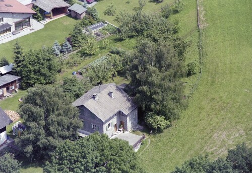 Schrägluftaufnahmen von Gebäuden der Stadt Feldkirch, Tisis