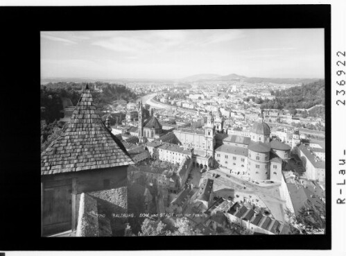 Salzburg / Dom und Stadt von der Festung