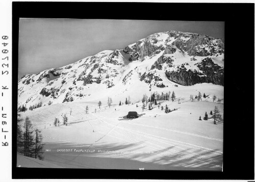 Skigebiet Tauplitzalm / Marburgerhütte gegen Traweng 1928 m