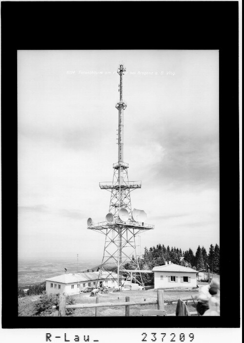 Fernsehturm am Pfänder bei Bregenz am Bodensee / Vorarlberg